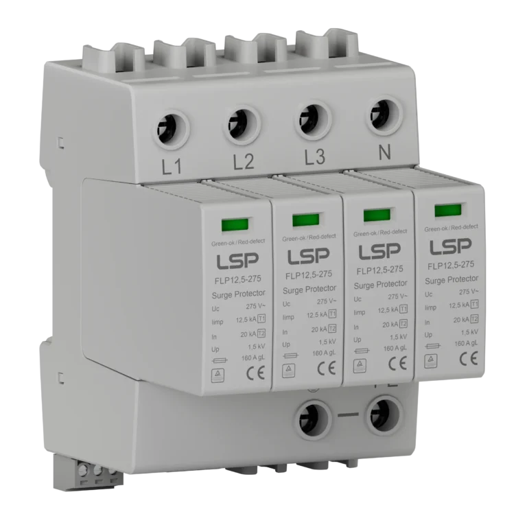 Type 1+2 AC Surge Protective Device SPD FLP12,5-275-4S