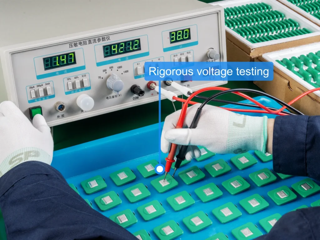 Metal Oxide Varistor MOV three-parameter test