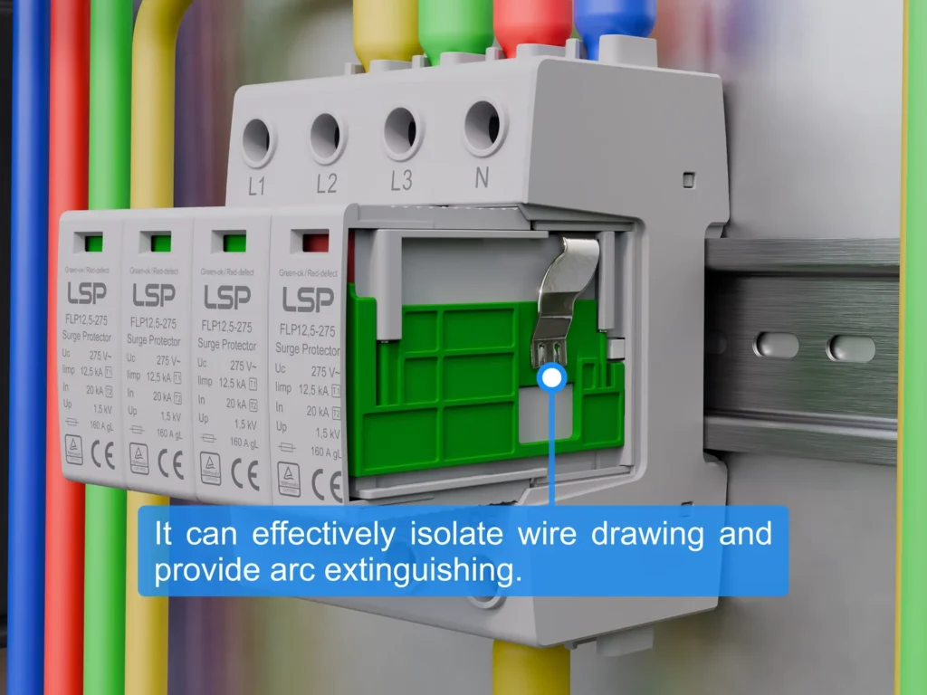Surge Protection Device SPD flat disconnection device