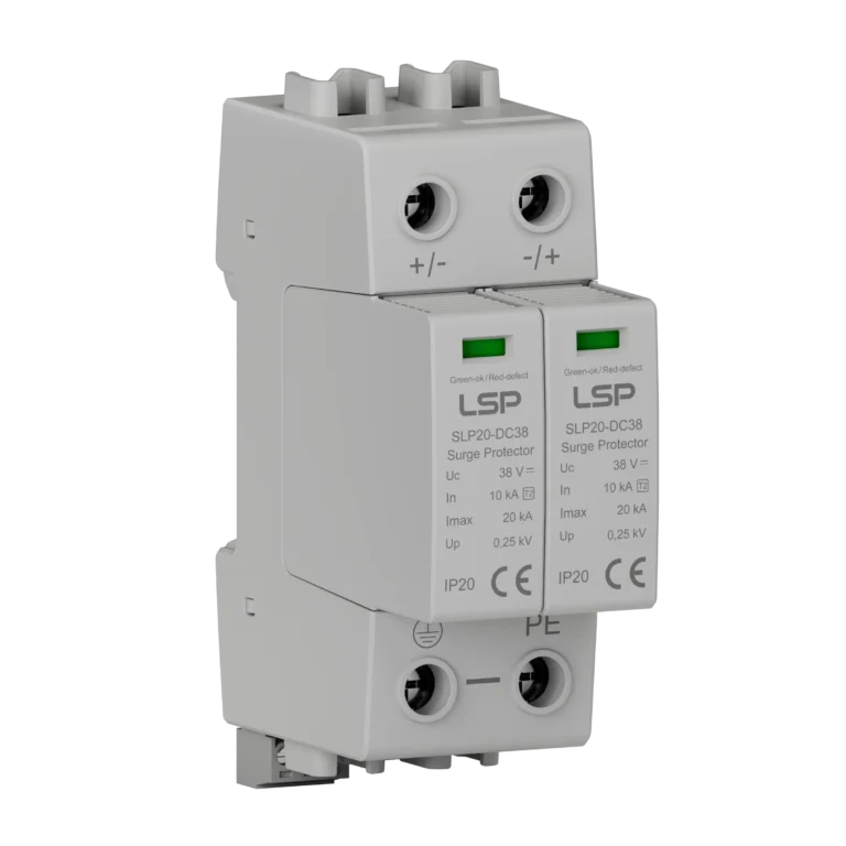 Type 2 24V 38V DC Surge Protective Device SPD SLP20-DC38-2S