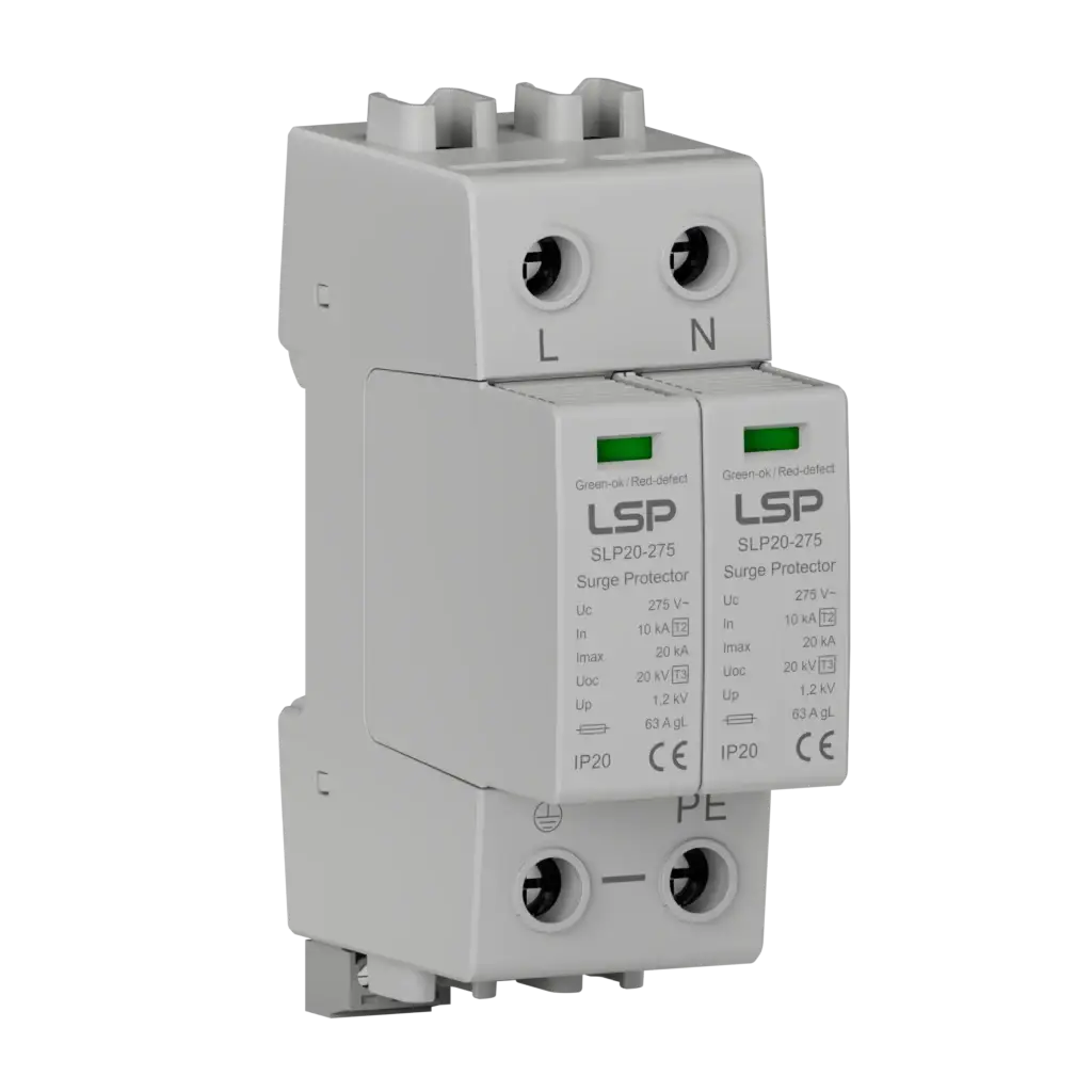Type 2+3 AC Surge Protective Device SLP20-275/2S