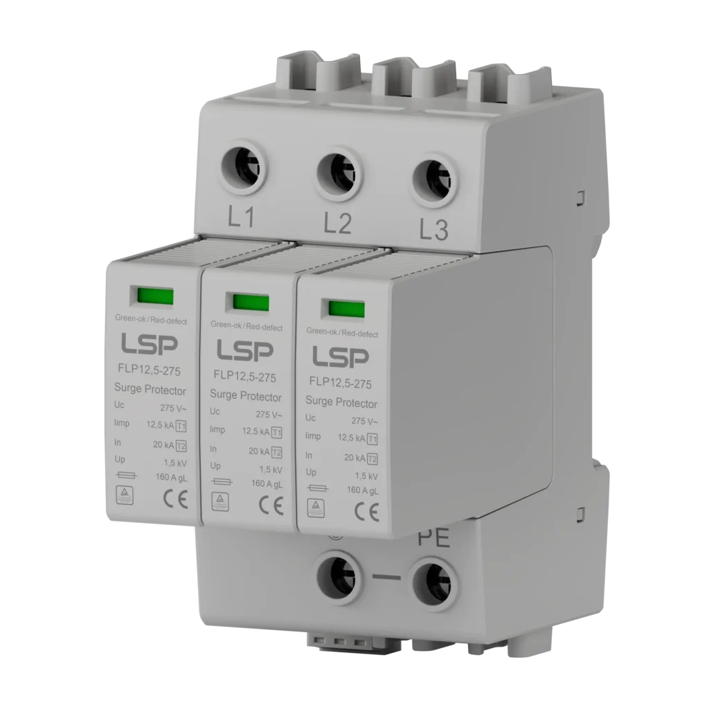 Type 1+2 AC Surge Protective Device SPD FLP12,5-275-3S