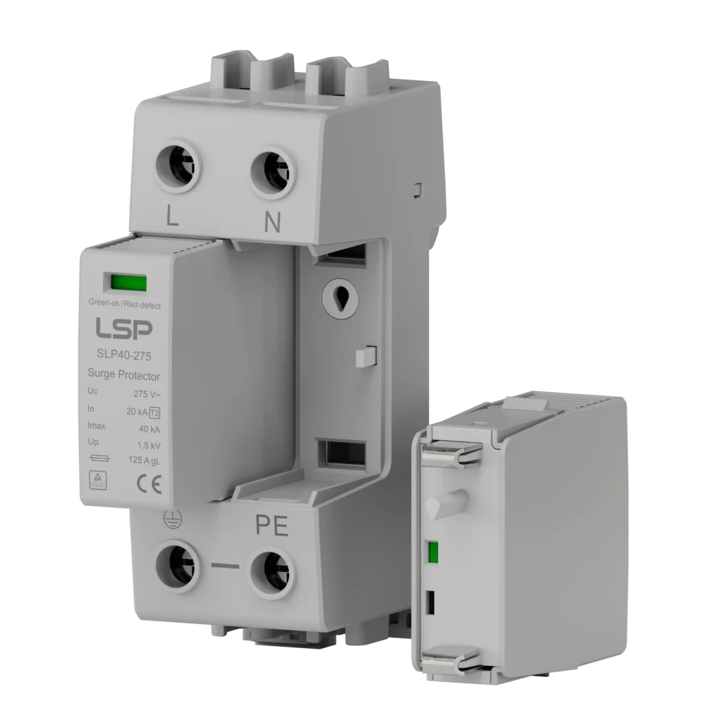 Type 2 AC Surge Protective Device SLP40-275/1S+1 - LSP