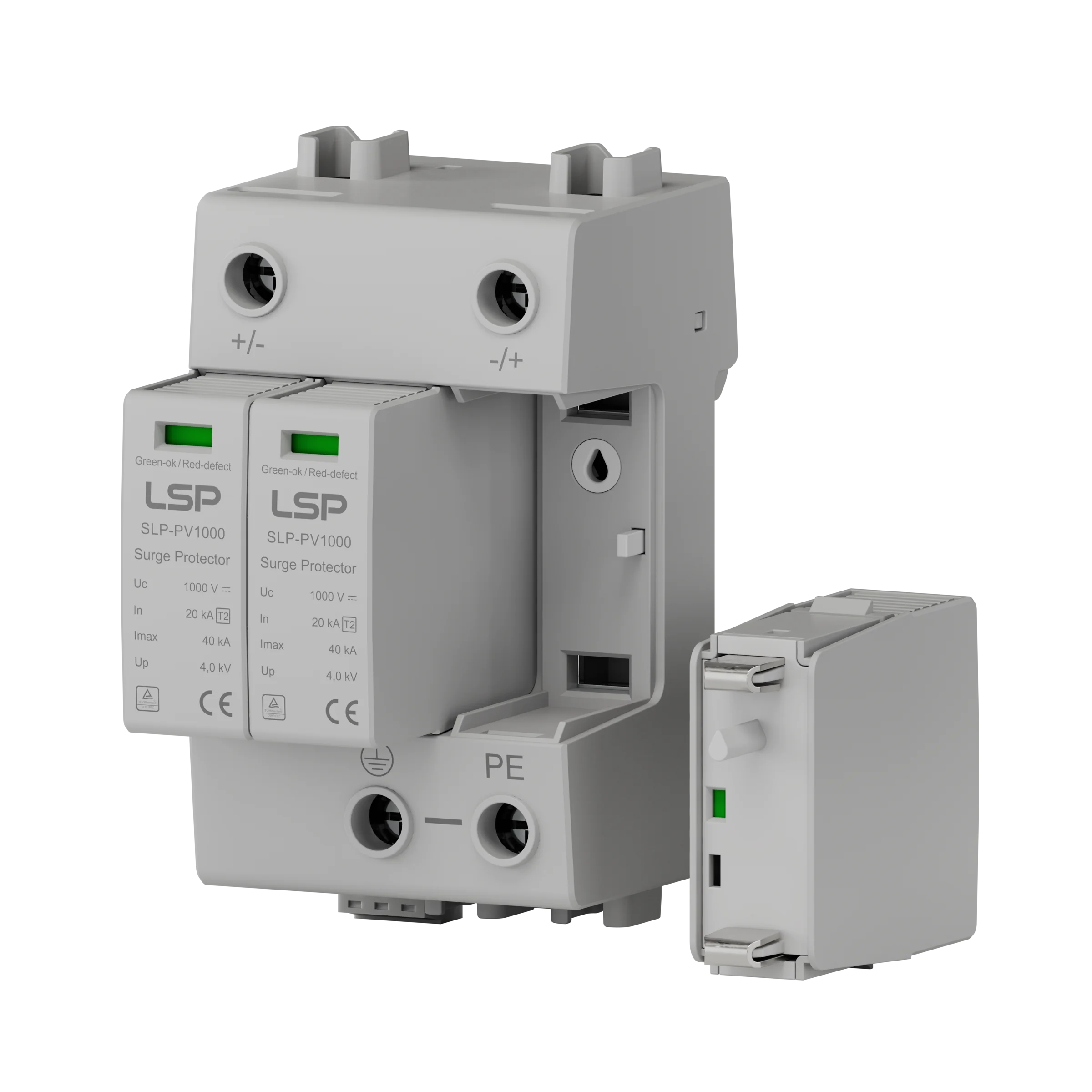 Type 2 Solar DC PV Surge Protective Device SPD SLP-PV1000-S