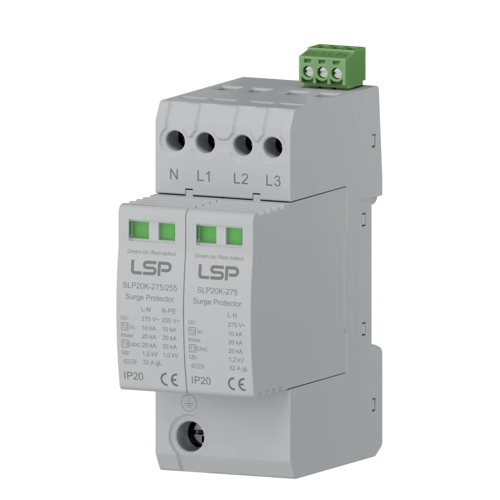 Type 2+3 AC Slim Compact Surge Protective Device SPD SLP20K-275-3S+1
