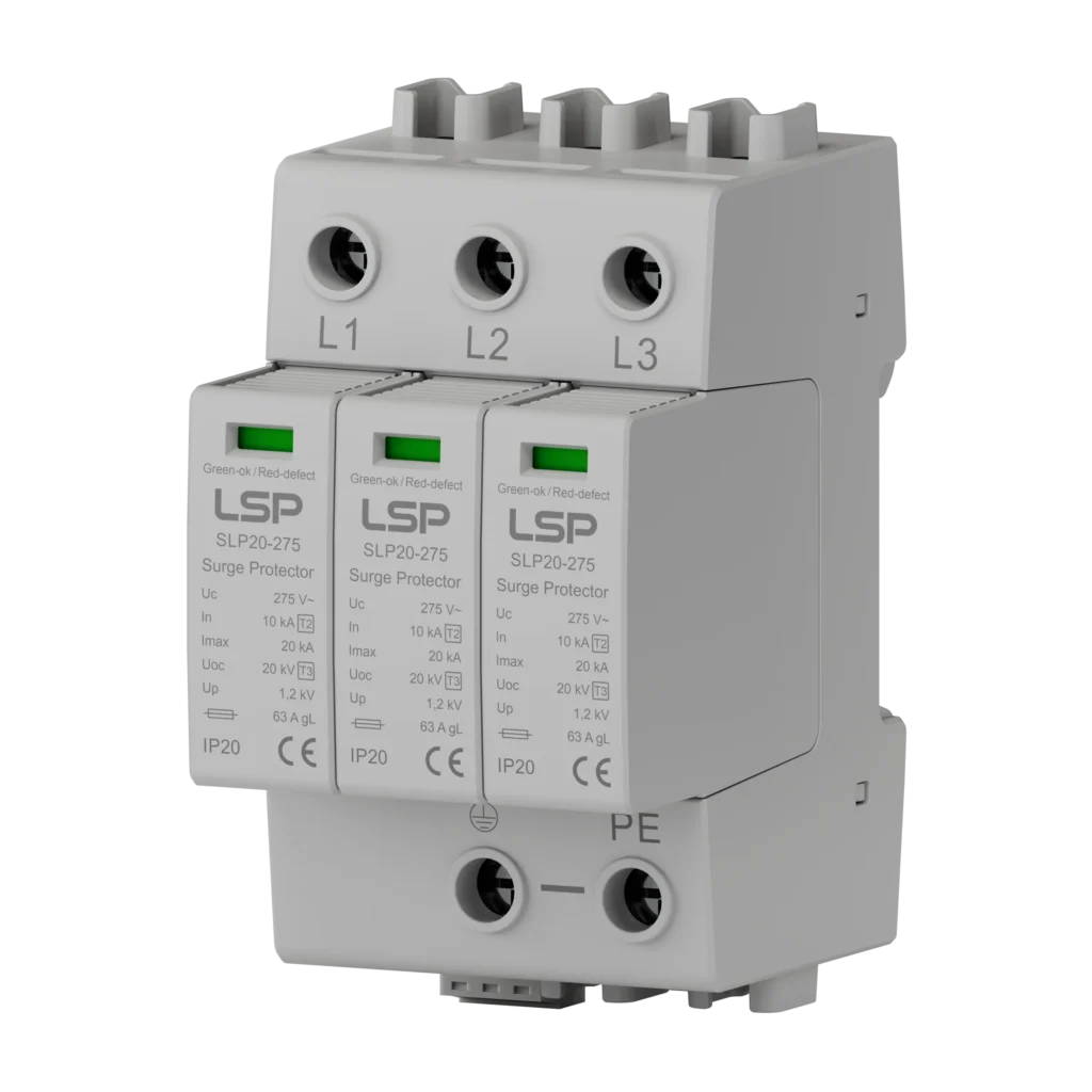 Type 2+3 AC Surge Protective Device SPD SLP20-275-3S
