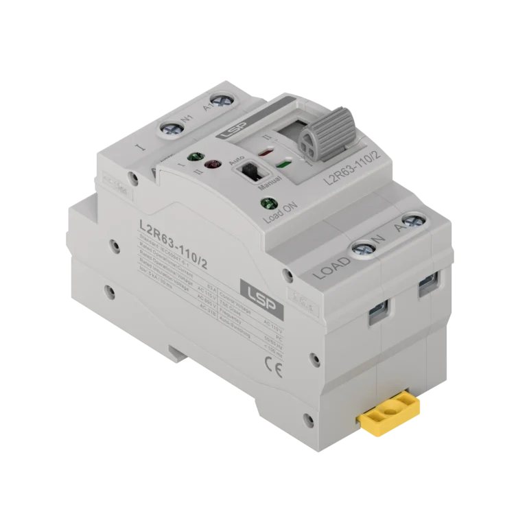 2 pole 63 Amp Single Phase Automatic Transfer Switch ATS L2R63-110-2 img1