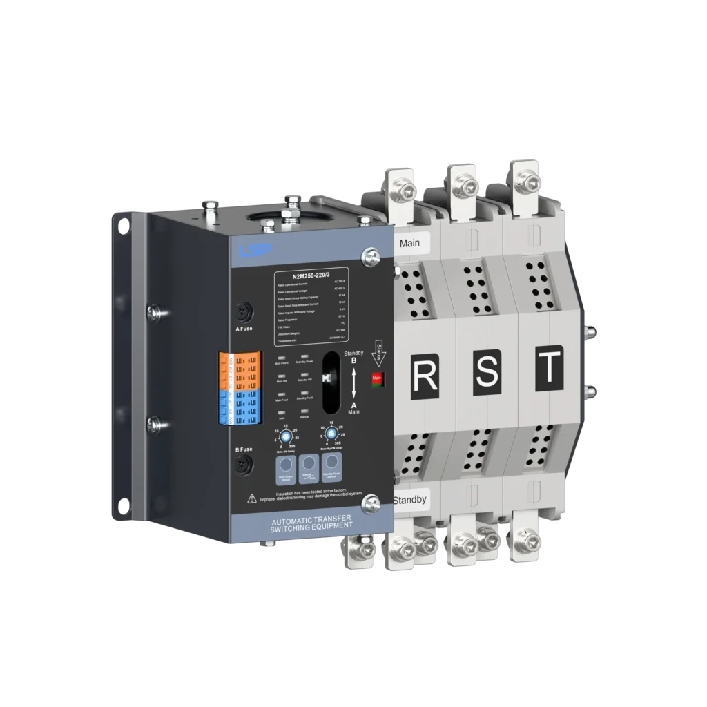3 Phase 250 Amp Automatic Transfer Switch ATS N2M250-220-3 img1