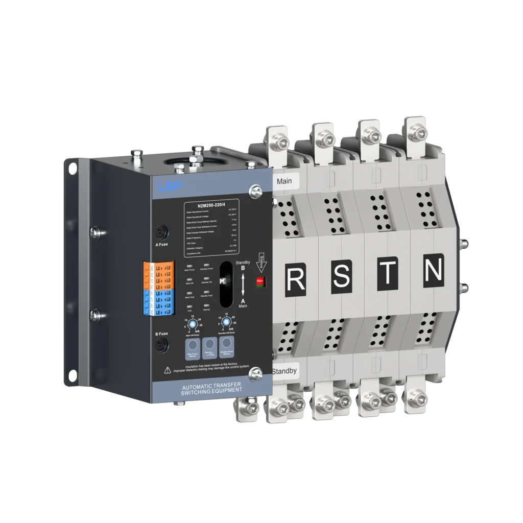 3 Phase 250 Amp Automatic Transfer Switch ATS N2M250-220-4 img1