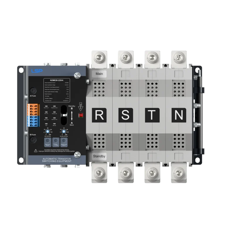 3 Phase 630 Amp Generator Automatic Transfer Switch ATS N2M630-220-4 img2