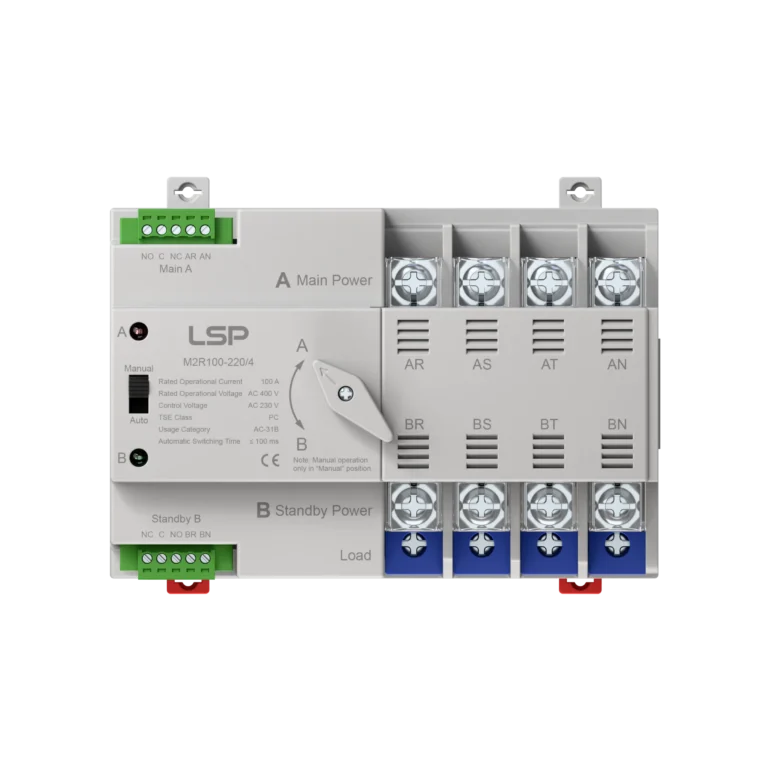 4 pole 100 Amp 3 Phase Automatic Transfer Switch ATS M2R100-220-4 img2