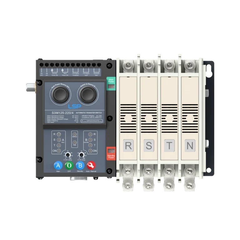 3 Phase 125 Amp Automatic Transfer Switch ATS S3M125-220-4 img2