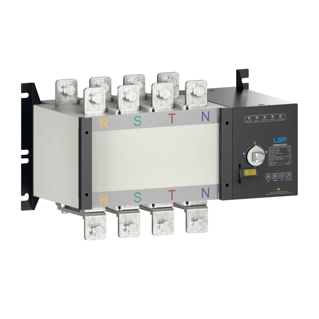 3 Phase 630 Amp Generator Automatic Transfer Switch ATS G3M630-220-4