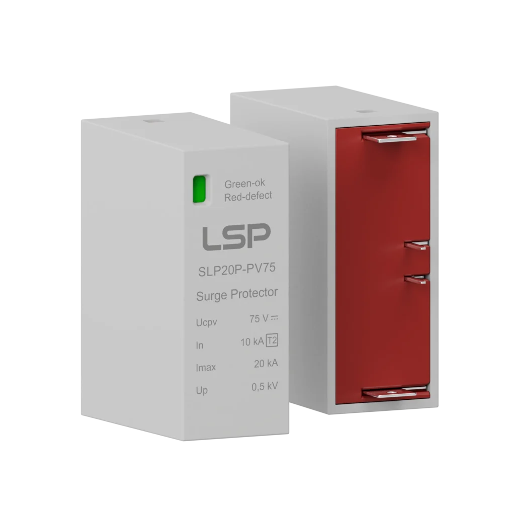 Type 2 DC Solar PV PCB Mounting Surge Protector SLP20P-PV75