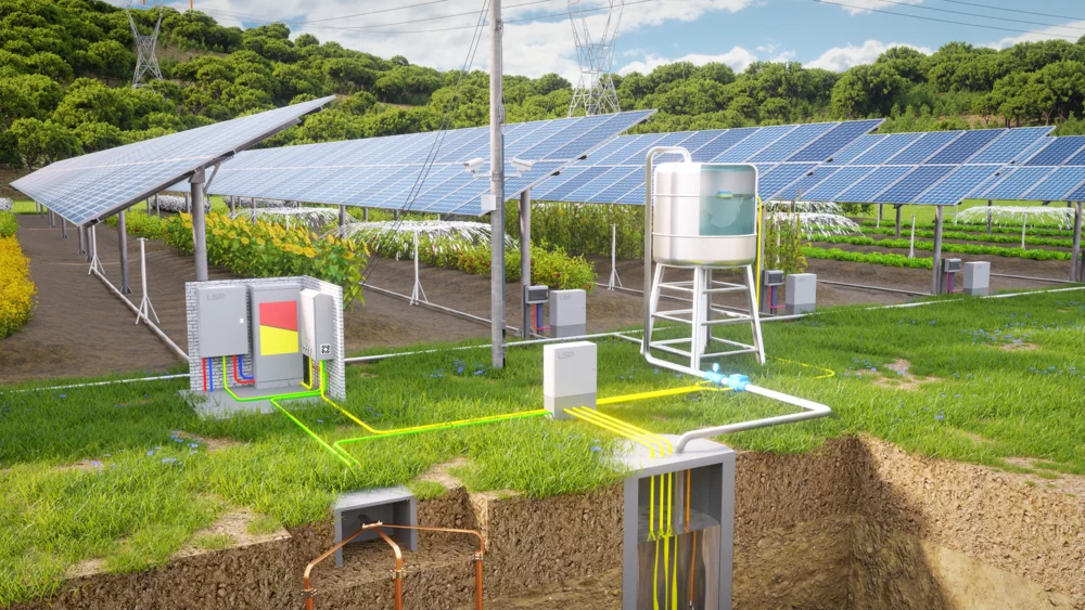 Solution surge protection device for Agrivoltaic