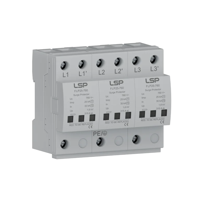 Type 1+2 Wind Turbines Surge Protector Device SPD FLP25-760-3S