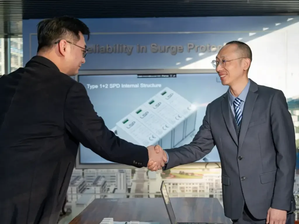 Surge-protective-device-SPD-manufacturer-Customer-meeting 1024*768